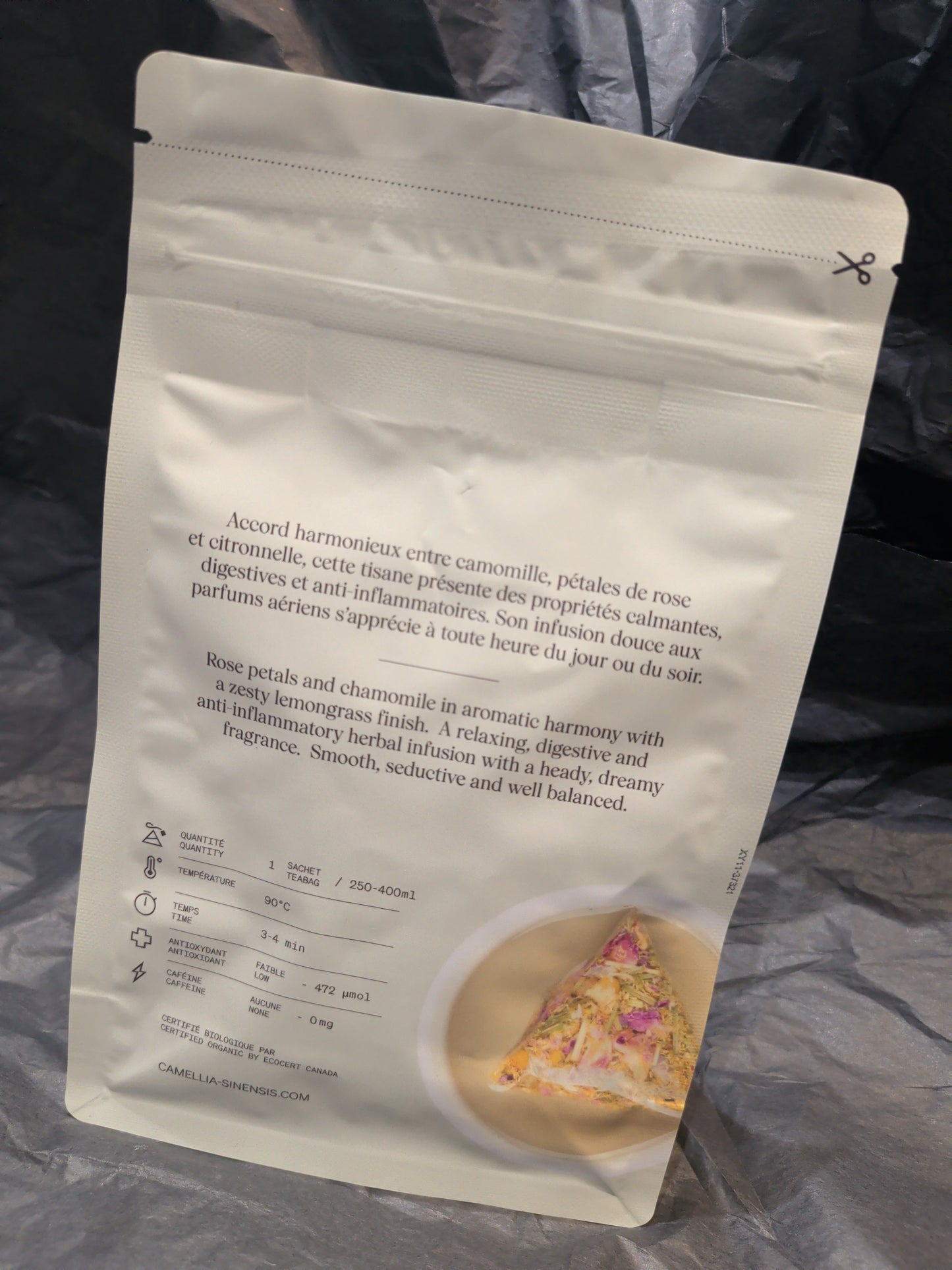 Tisane relaxante, digestive et équilibrée Sublime camomille - camellia sinensis