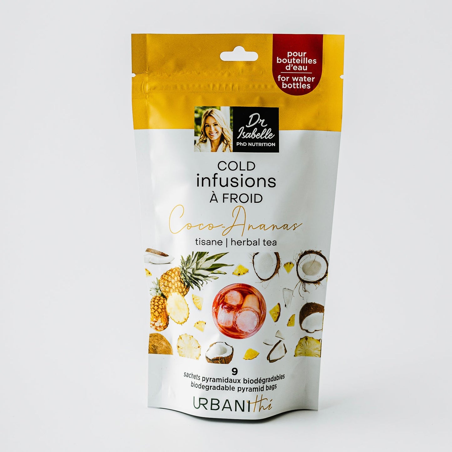 Tisane Coco-Ananas - urbanithé - 9 sachets (Isabelle Huot)