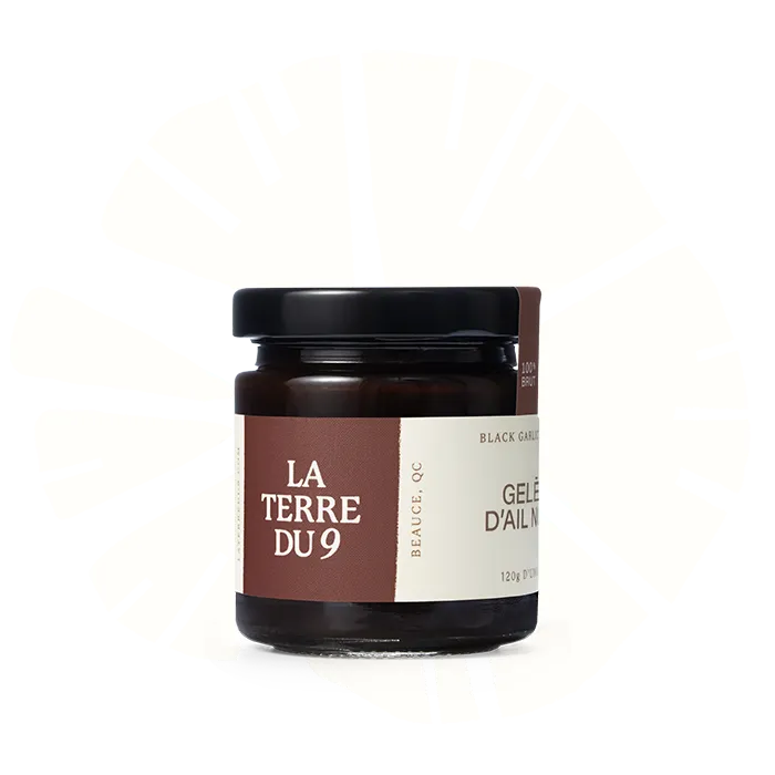 Gelée d'ail noir - la terre du 9