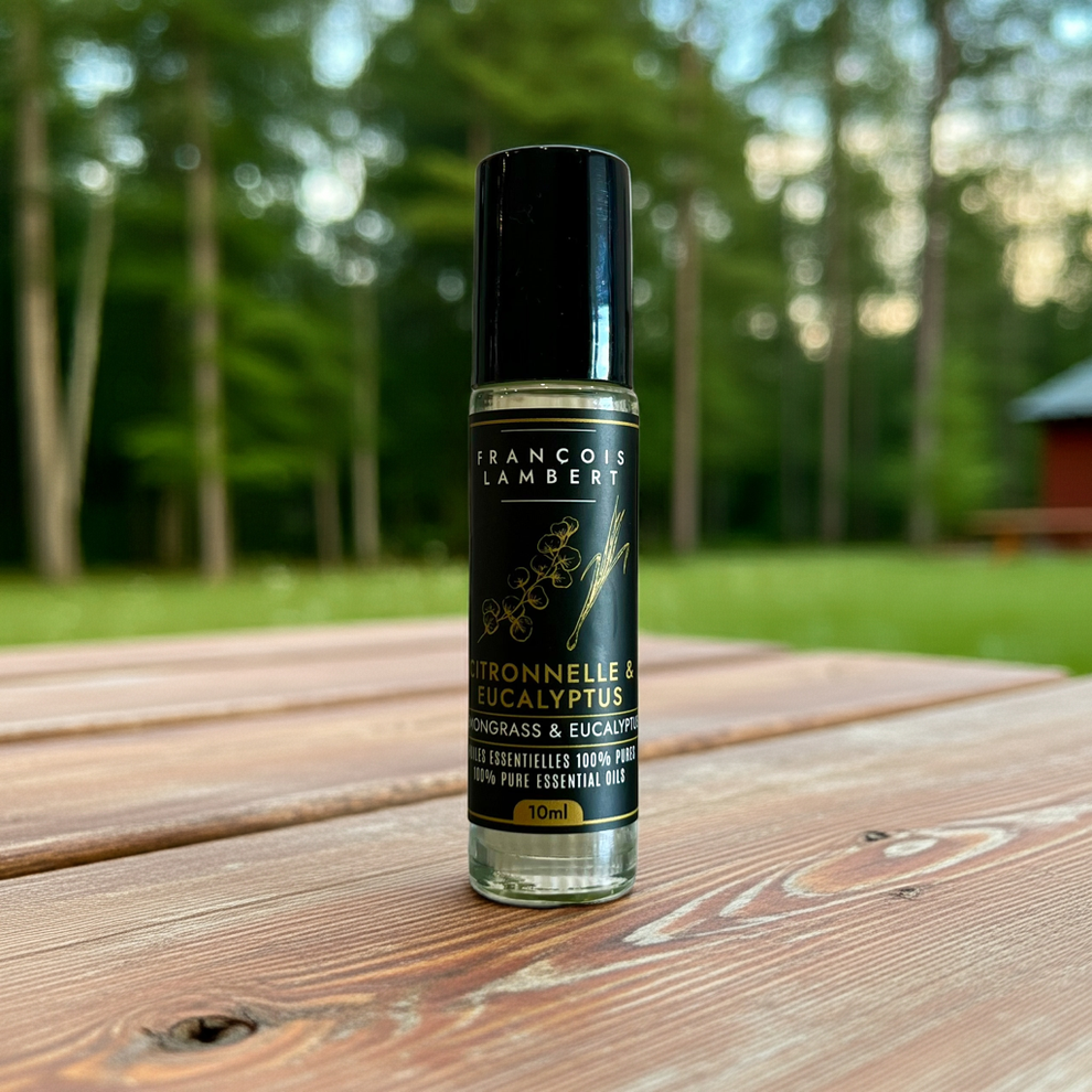 Applicateur à bille d'huiles essentielles - Citronnelle et Eucalyptus