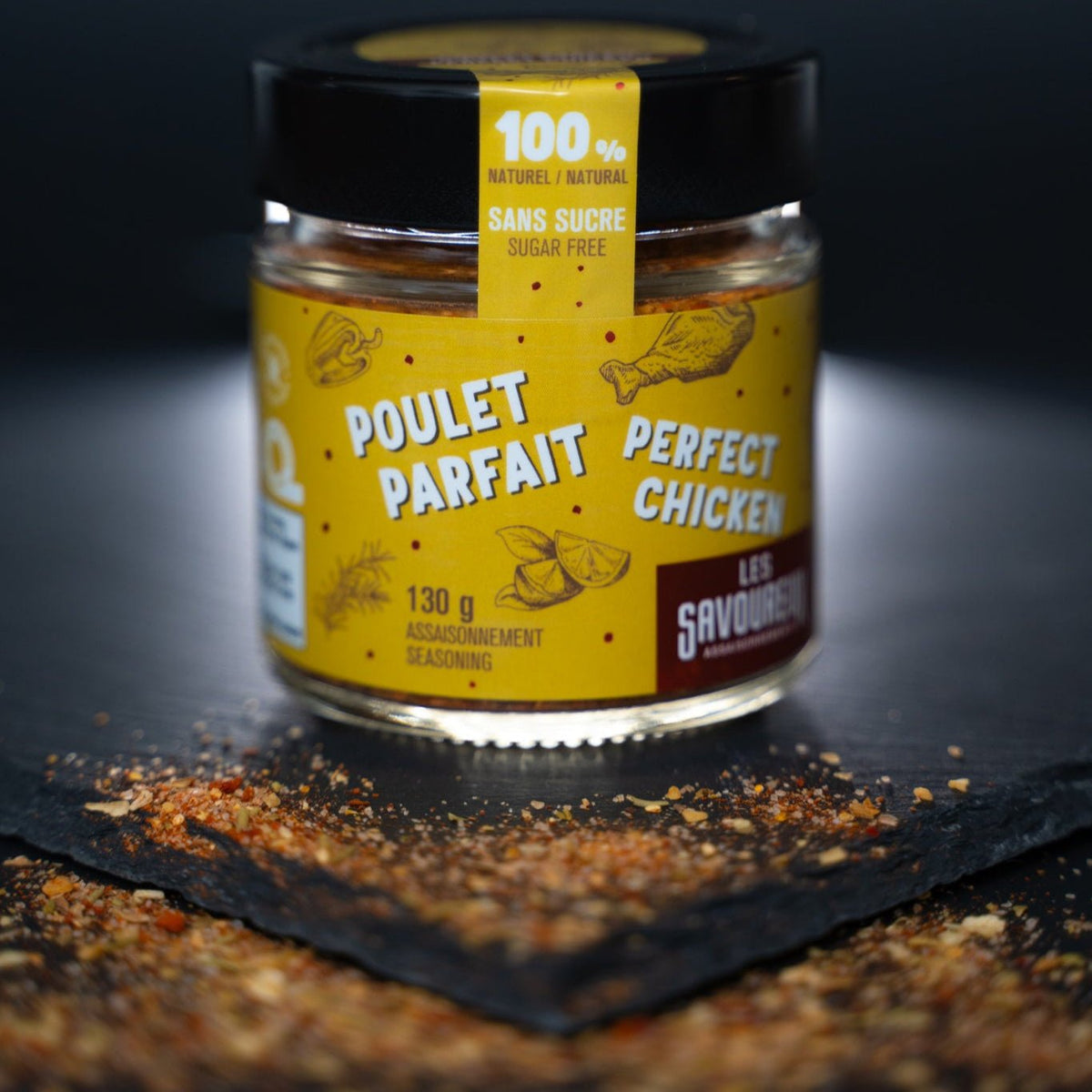 Épices sans sucre Les Savoureux - poulet parfait