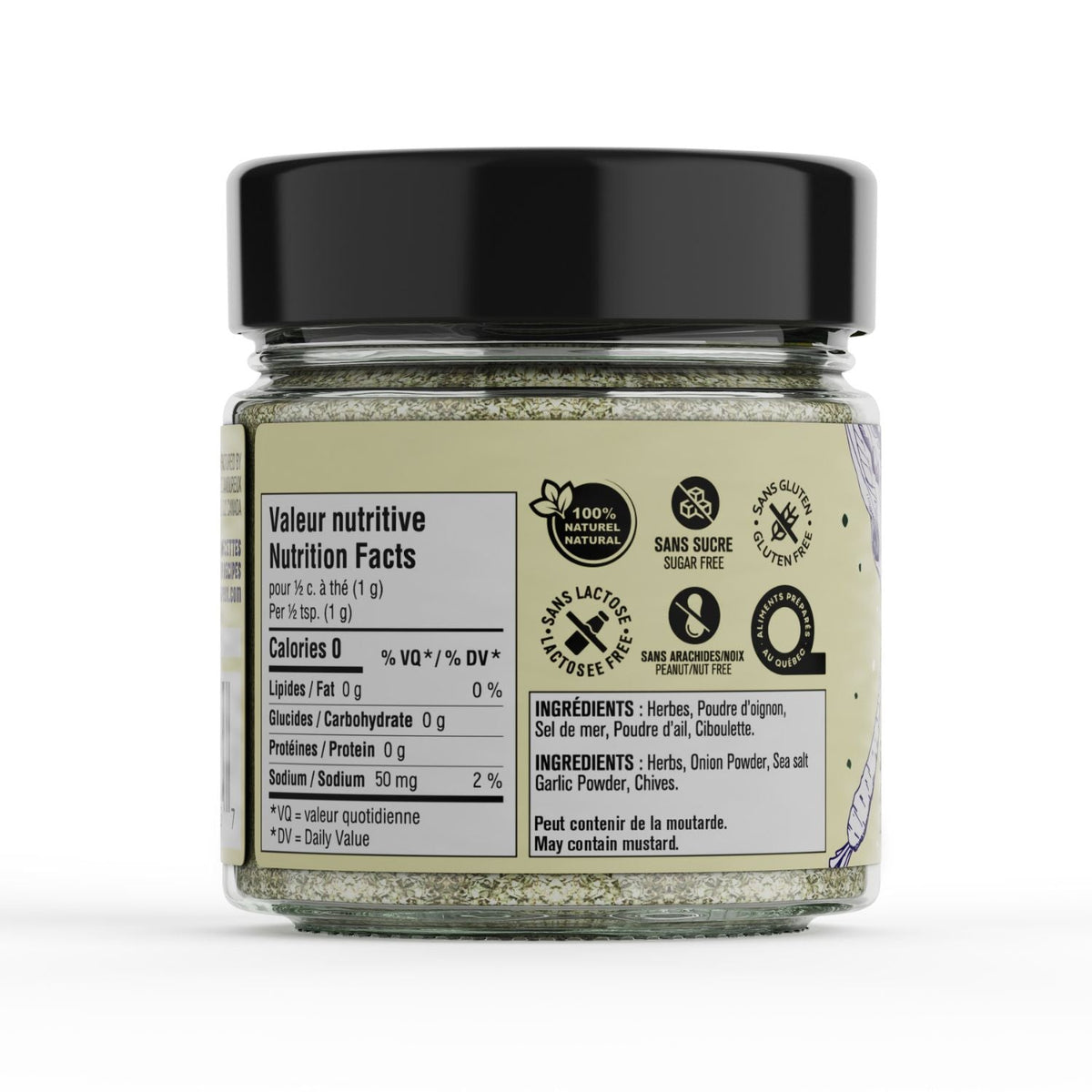 Épices sans sucre Les Savoureux - ranch