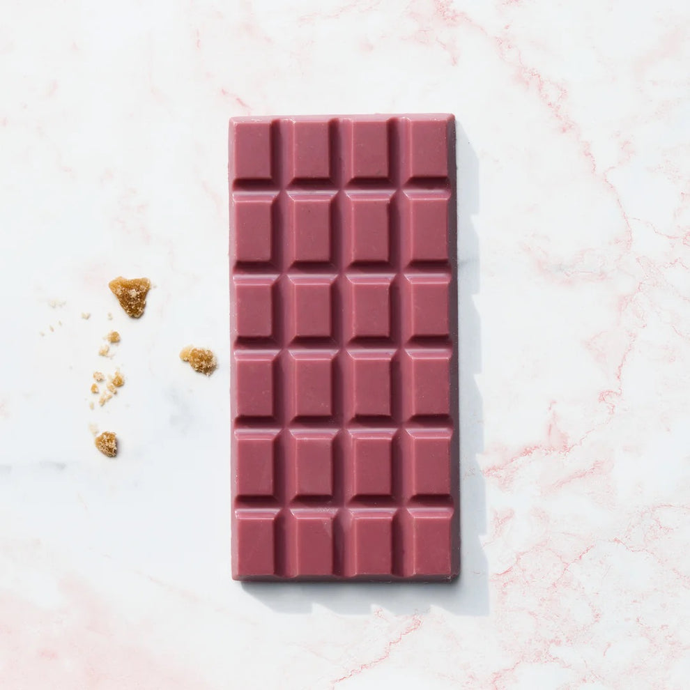 🍫 Tablette de Chocolat Ruby aux Éclats de Sucre d'Érable - 65g 🍁 - François Lambert