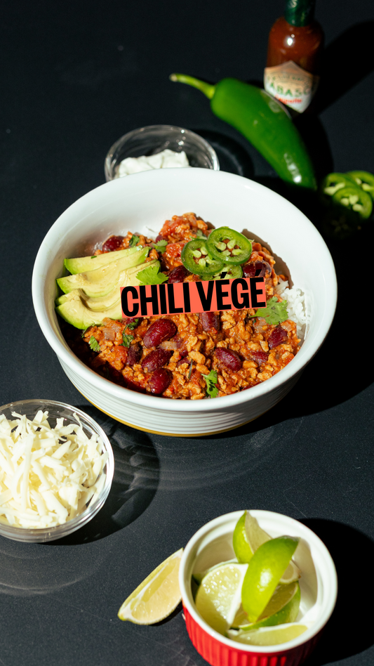 Chili tex-mex VÉGÉ - Recette Keb n° 55