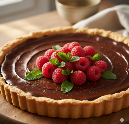 Tarte au chocolat au poivre des dunes 