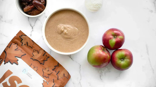 Compote de dattes aux pommes et à l'érable protéinée - Recette Keb n° 21