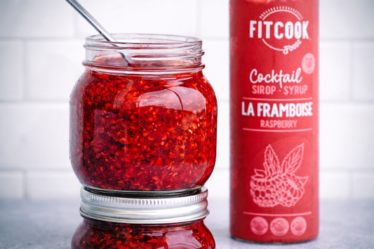 Confiture aux framboises à la FitCook - Recette Keb n° 12