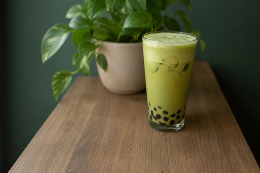 Bubble tea au matcha (thé aux perles) - Recette Keb n° 38