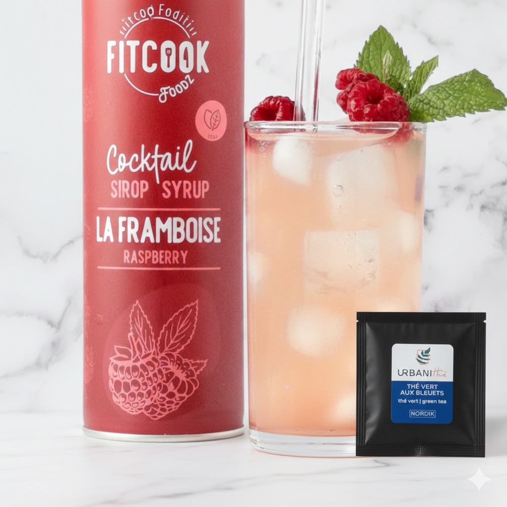 Thé glacé à la framboise - Recette Keb n° 13
