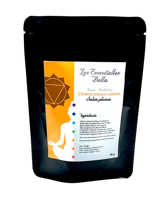 Tisane chakra Plexus solaire en vrac - Les Essentielles Bella