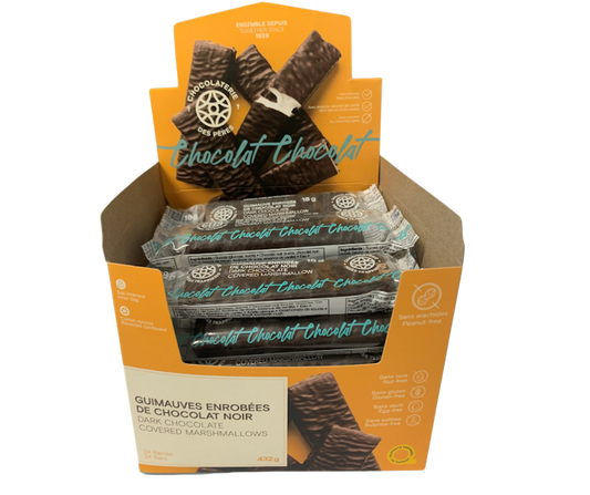 1 barre de guimauve enrobée de chocolat des Pères Trappistes