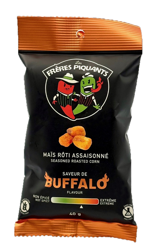 Maïs rôti assaisonné saveur de Buffalo - Les frères piquants