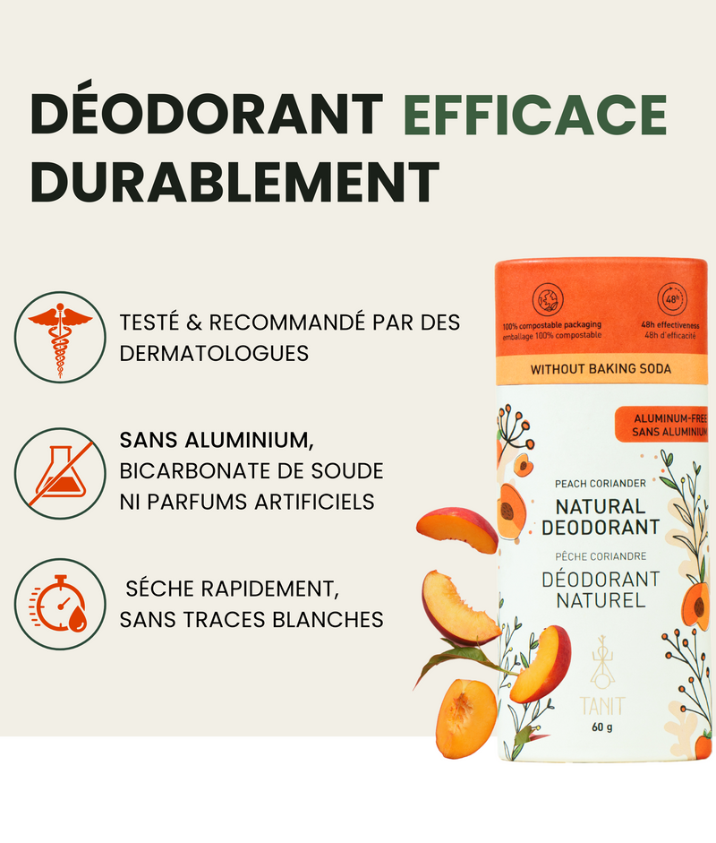 Déodorant Tanit monoï - sans bicarbonate de soude