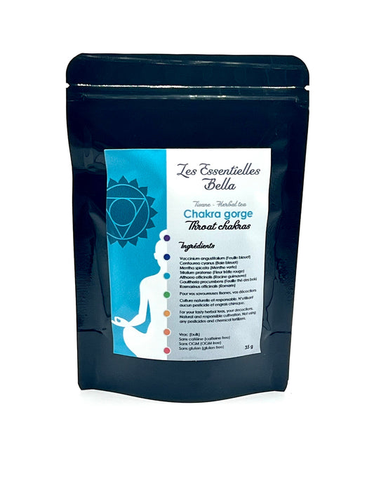 Tisane chakra Gorge en vrac - Les Essentielles Bella
