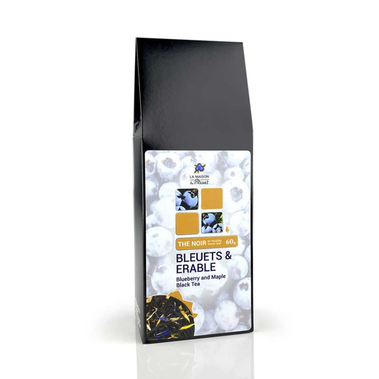 Thé noir Bleuets et érable - Crucial - 60 g