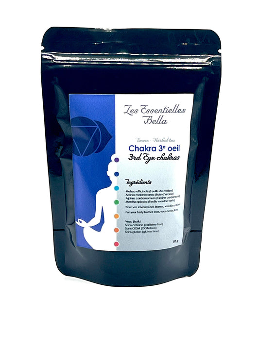 Tisane chakra 3e œil en vrac - Les Essentielles Bella