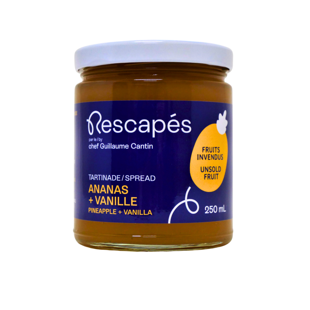 Tartinade ananas et vanille Les rescapés