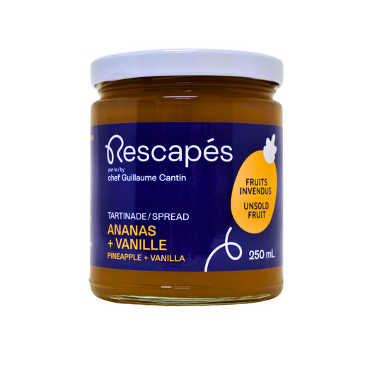 Tartinade ananas et vanille Les rescapés