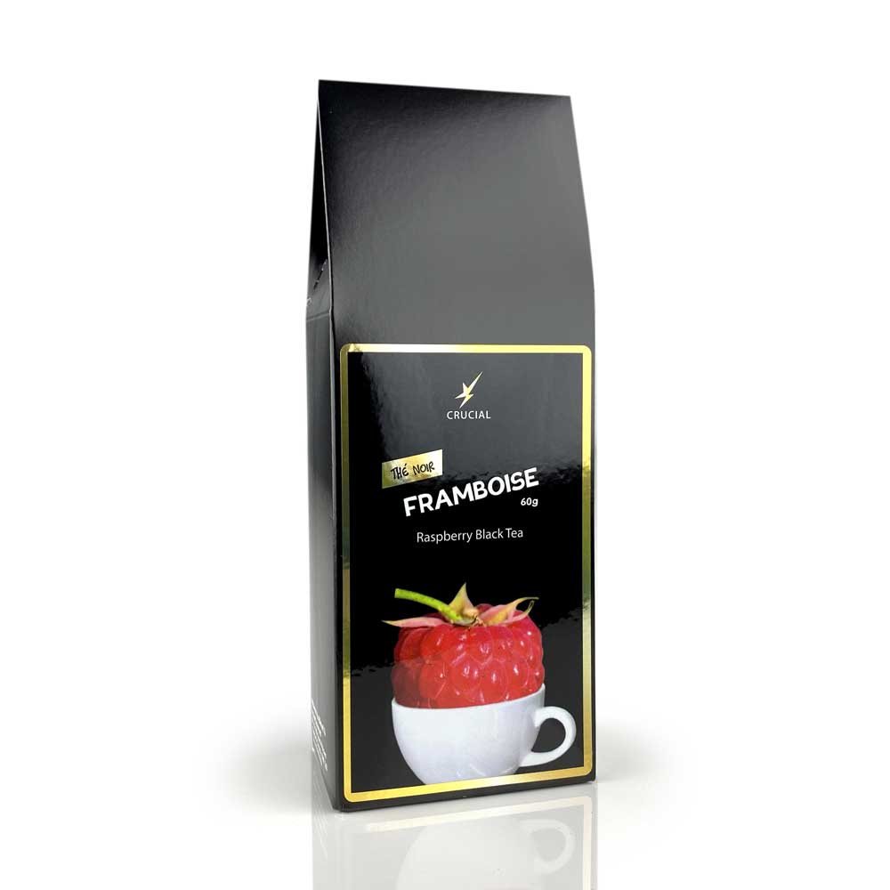 Thé noir Framboise - Crucial - 60 g