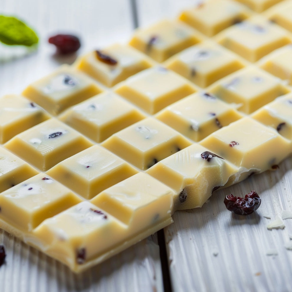 Tablette de chocolat blanc aux canneberges séchées- François Lambert (Copie)