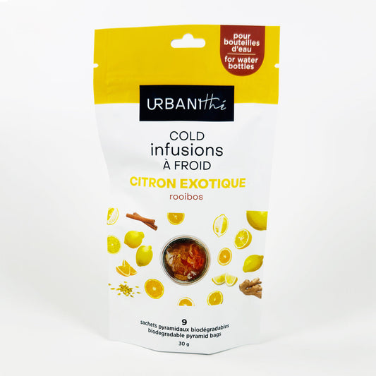 Rooibos Citron exotique - urbanithé - 9 sachets