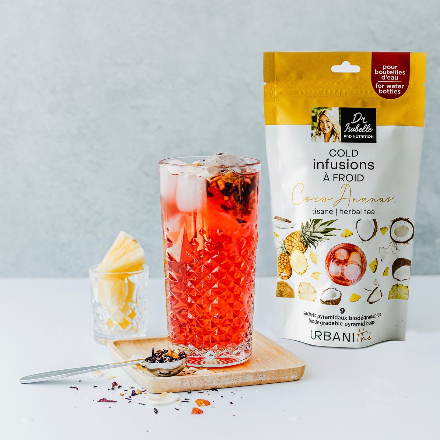 Tisane Coco-Ananas - urbanithé - 9 sachets (Isabelle Huot)