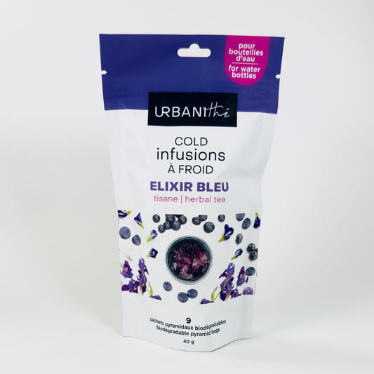Tisane Élixir bleu - urbanithé - 9 sachets