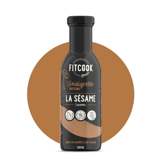Vinaigrette sésame sans gluten - kéto et vegan - la Sésame Fitcook