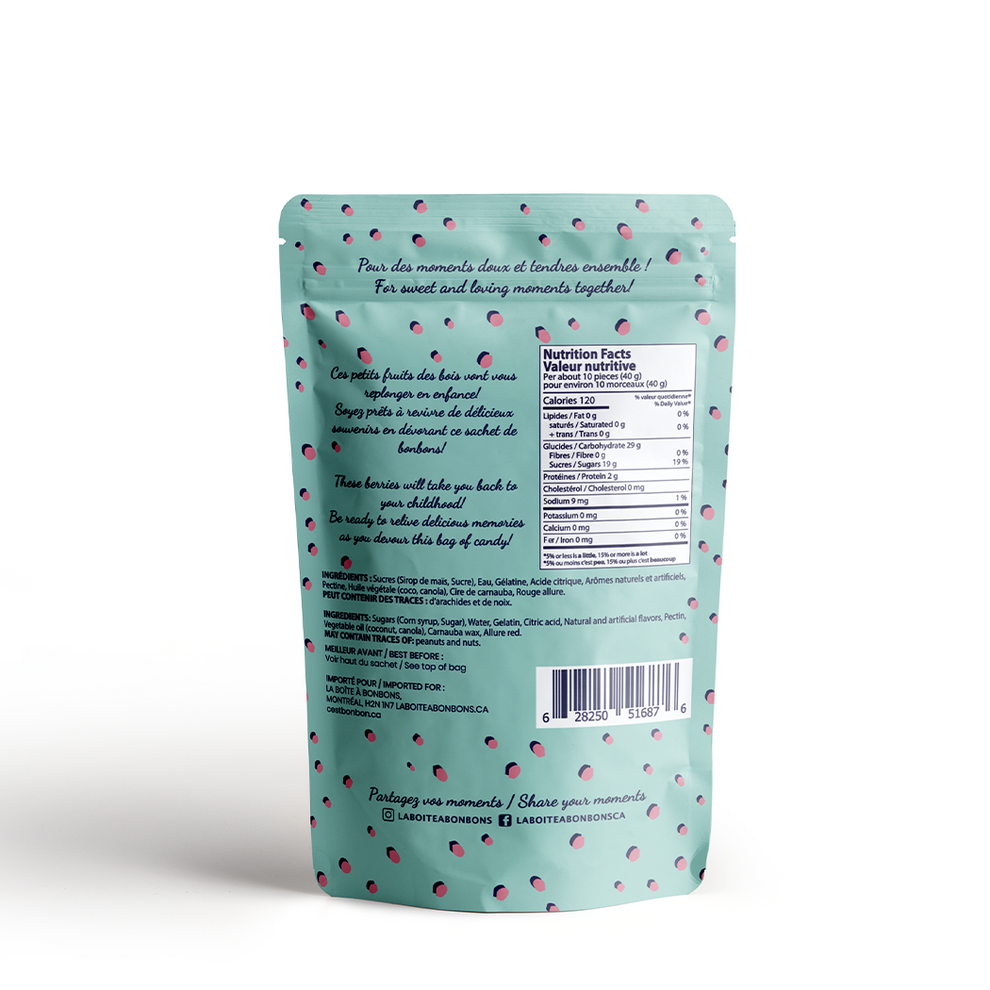 Mélange Framboises - C'est bonbon - 150 g