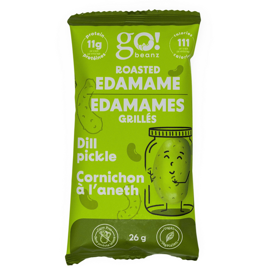 Edamames grillés Cornichon à l'aneth Go Beanz