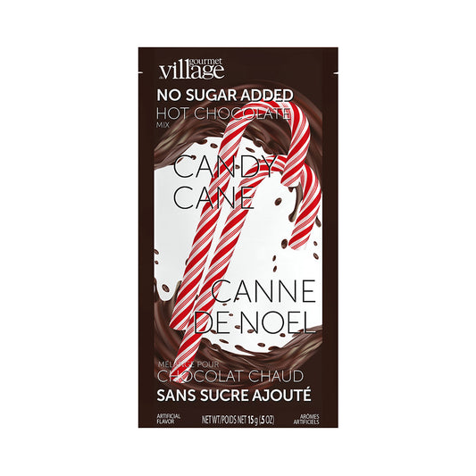 Chocolat chaud Canne de Noël sans sucre ajouté - Gourmet du village