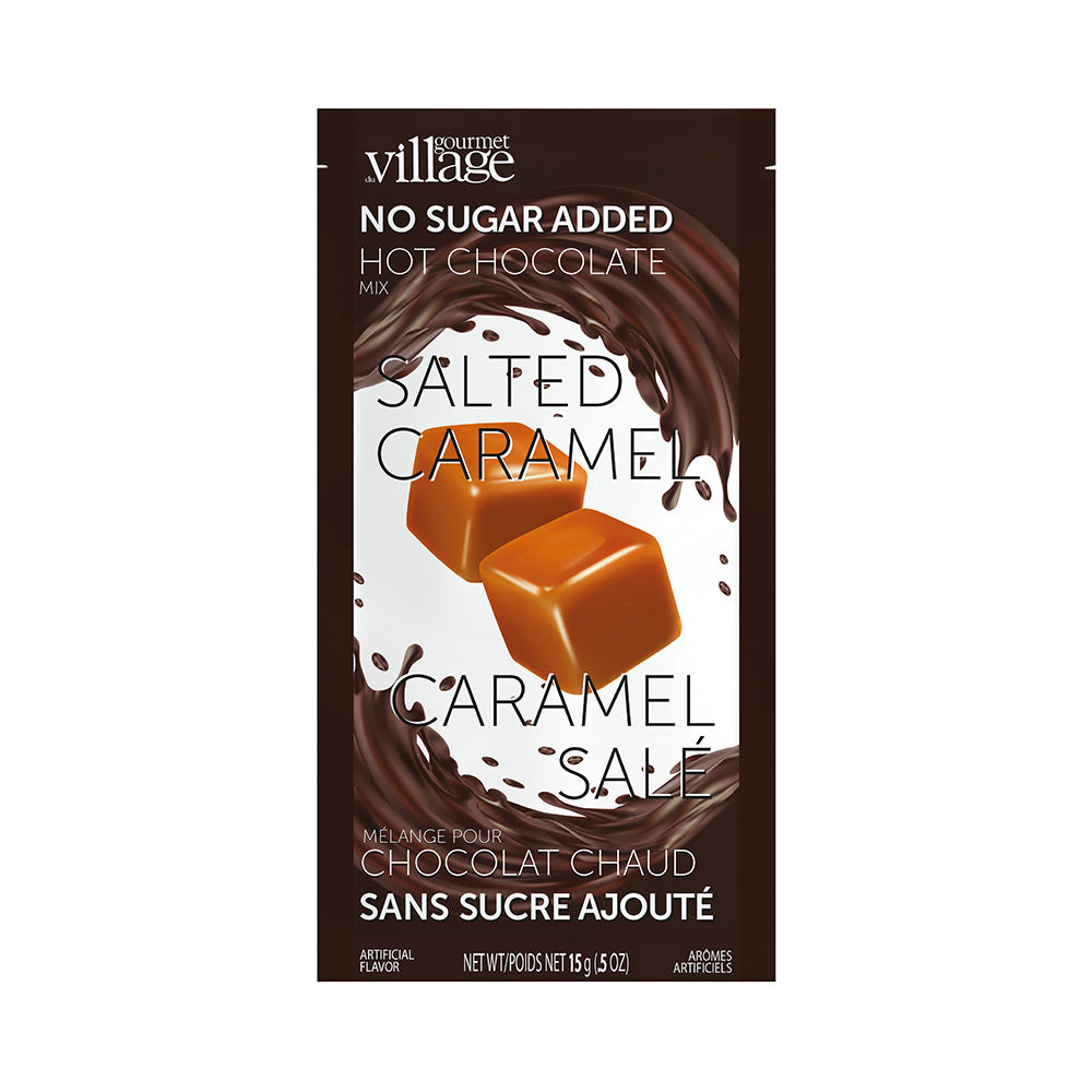 Chocolat chaud Caramel salé sans sucre ajouté - Gourmet du village