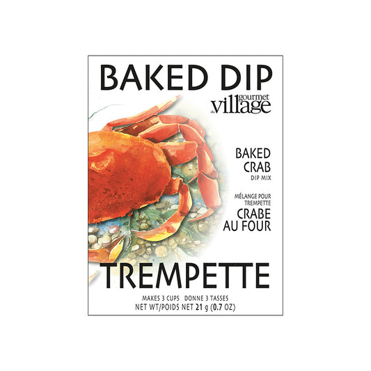 Crabe - Mélange à trempette chaude au four - Gourmet du village - 21 g