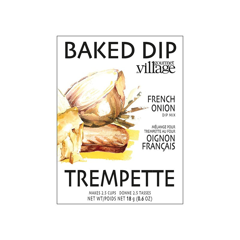 Oignon français - Mélange à trempette chaude au four - Gourmet du village - 18 g