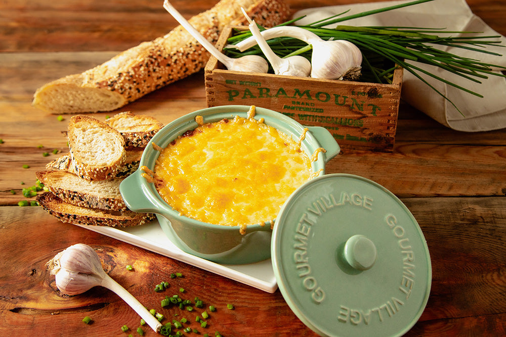 Pain à l'ail - Mélange à trempette chaude au four - Gourmet du village - 20 g