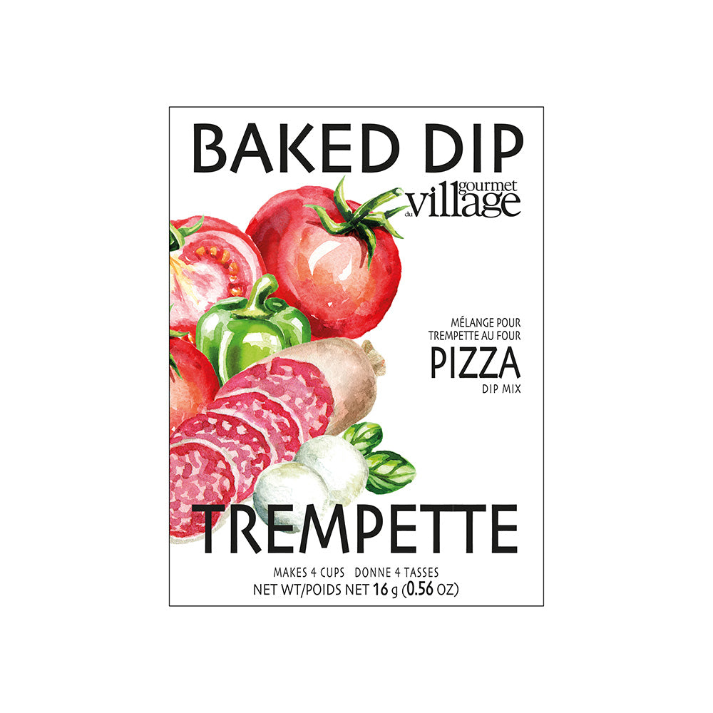 Pizza - Mélange à trempette chaude au four - Gourmet du village - 16 g