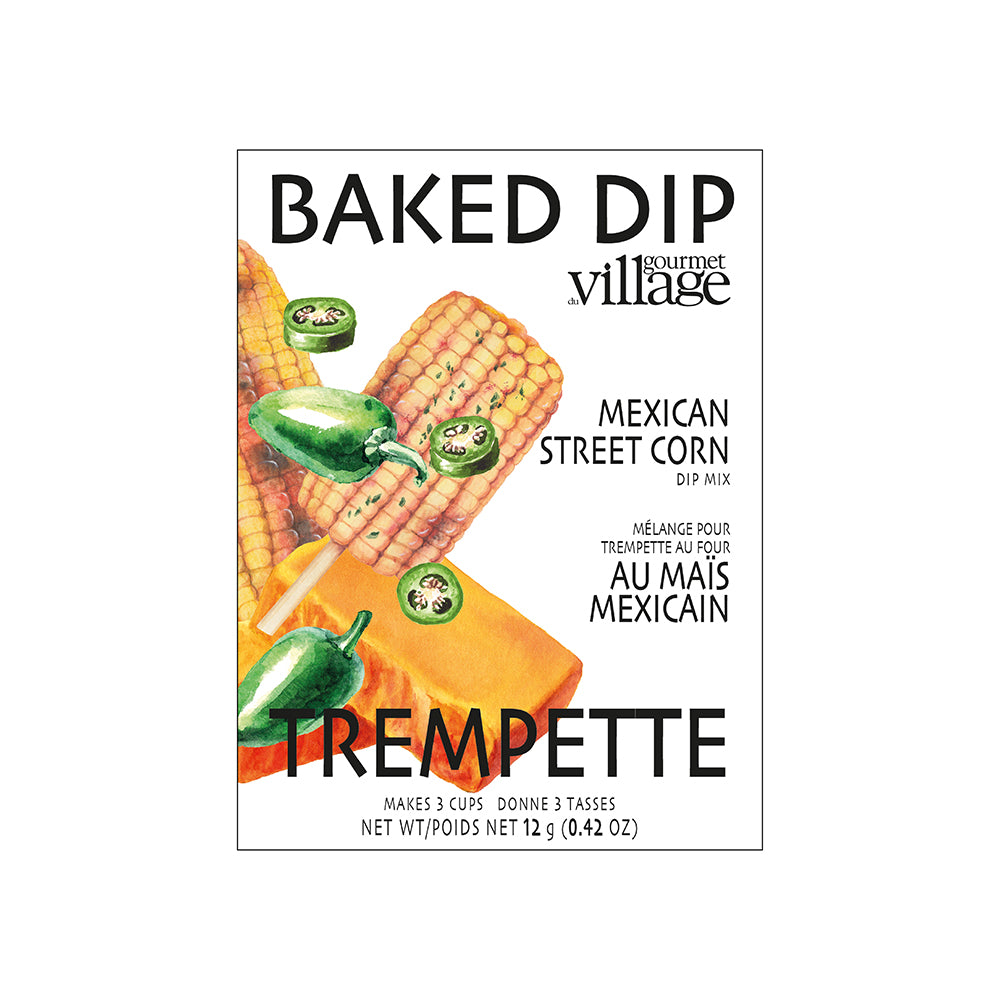 Maïs mexicain - Mélange à trempette chaude au four - Gourmet du village - 12 g