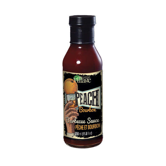Sauce barbecue pêche et Bourbon - Gourmet du village