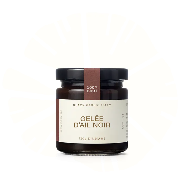 Gelée d'ail noir - la terre du 9