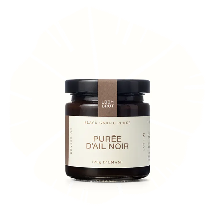 Purée d'ail noir - la terre du 9