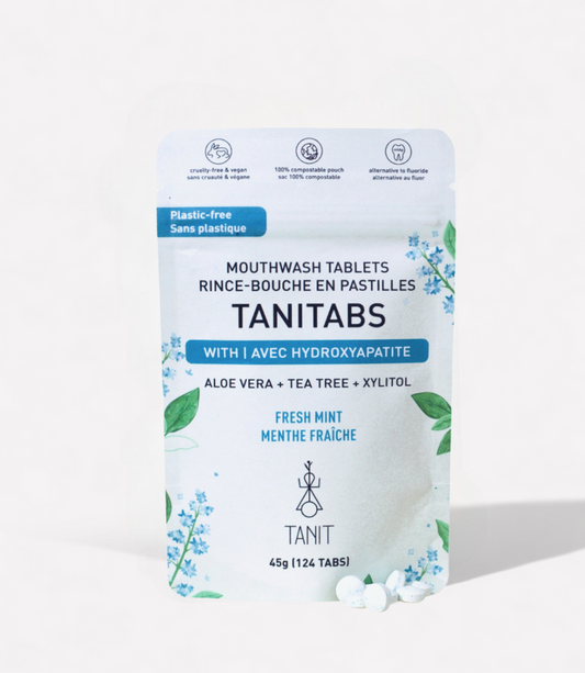 Rince-bouche en pastilles - menthe fraîche - 128 pastilles