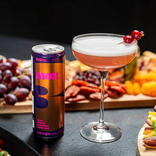 Mocktail Mox 3 -  vodka, amer italien, canneberge, cardamome