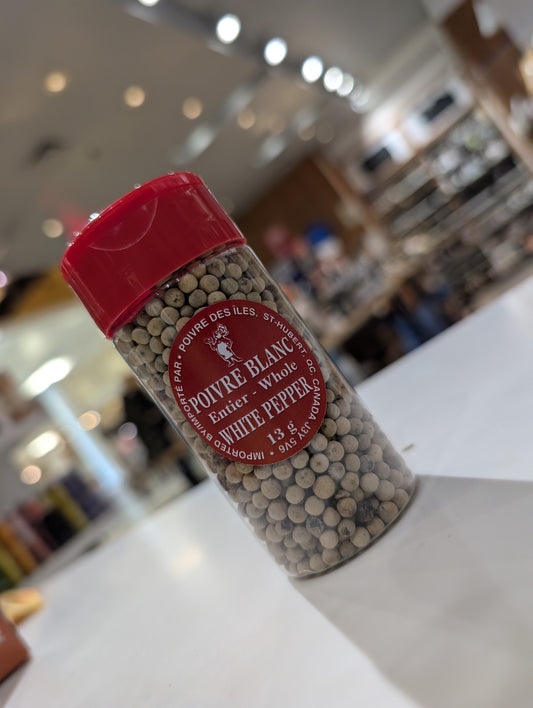 Poivre blanc entier 13 g - poivre des îles