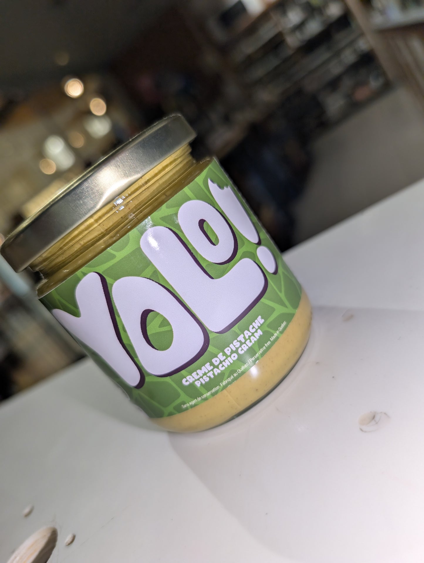 Crème de pistache Yolo - Exclusivité KEB magasin général - 250 g