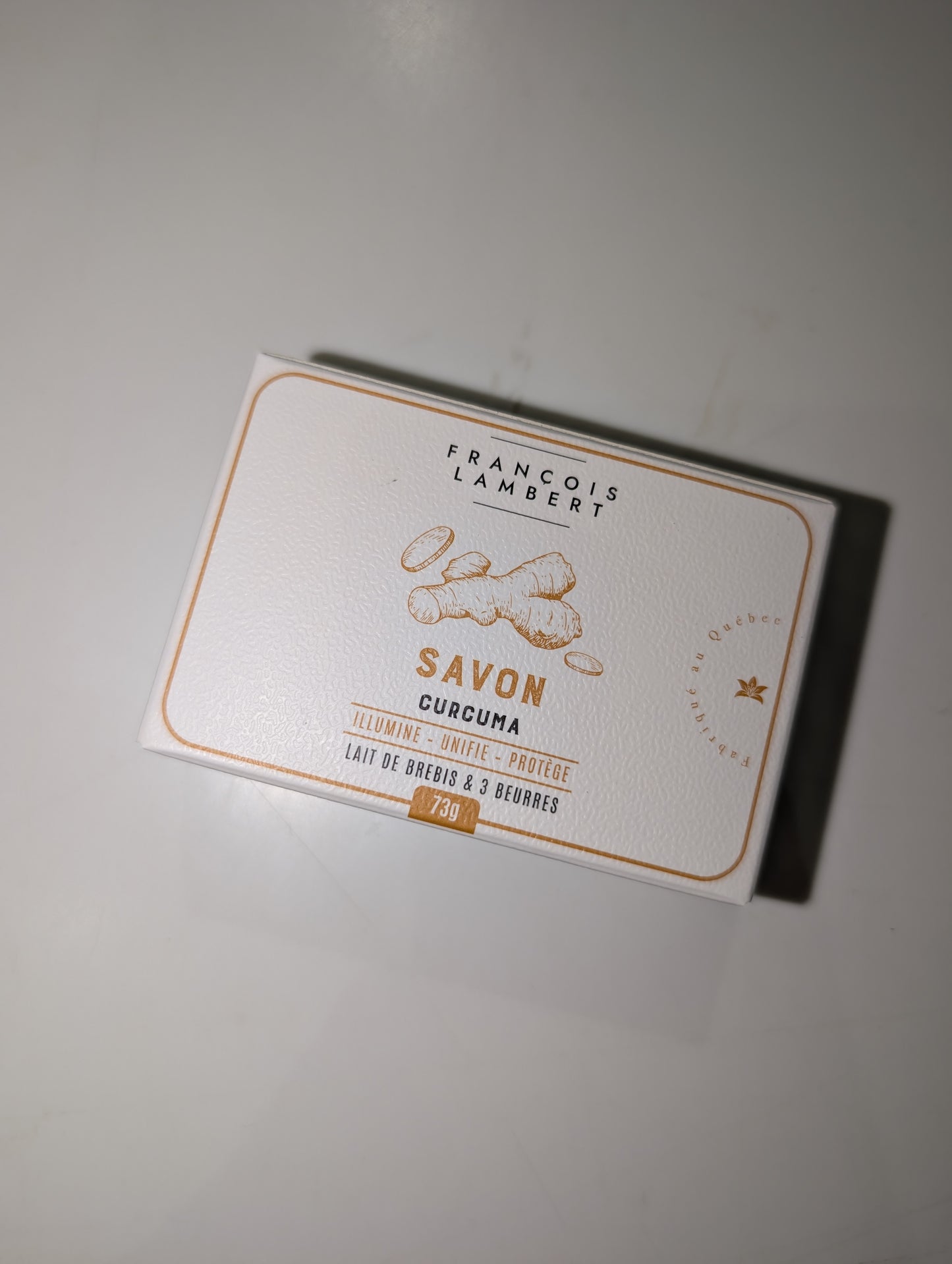 Savon au Curcuma : L'Éclat Naturel Révélé pour Votre Peau - 73g François Lambert