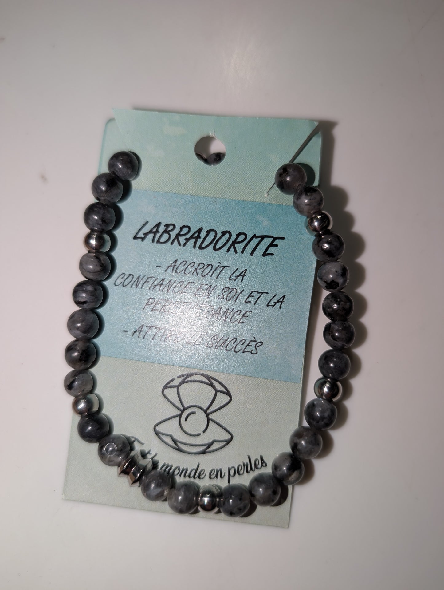 Bracelet labradorite (petites perles) - tout le monde en perles