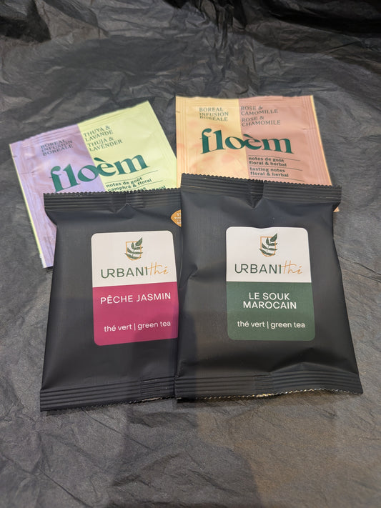 4 sachets de thé/tisane - coups de cœur Keb