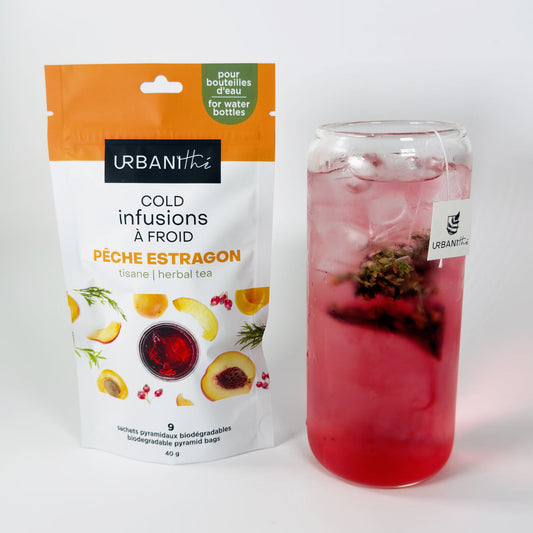 Tisane Pêche estragon - urbanithé - 9 sachets