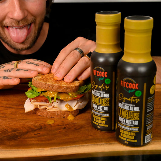 Sauce signature moutarde au miel sans gluten - kéto et vegan - la Mielleuse Fitcook