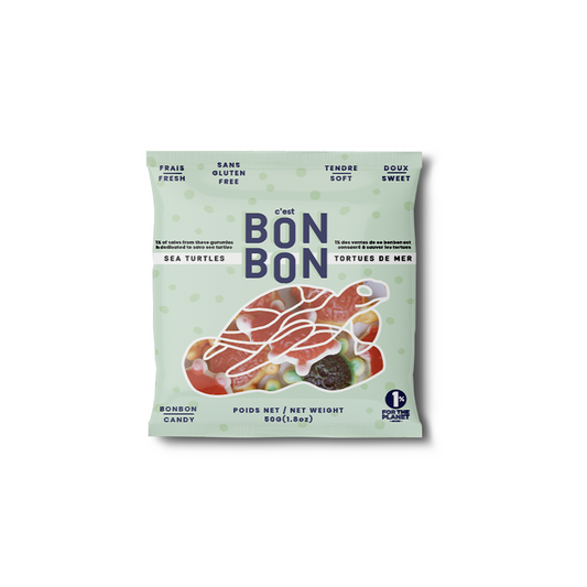 Bonbons mous Tortues de mer - C'est bonbon - petit sac de 50 g